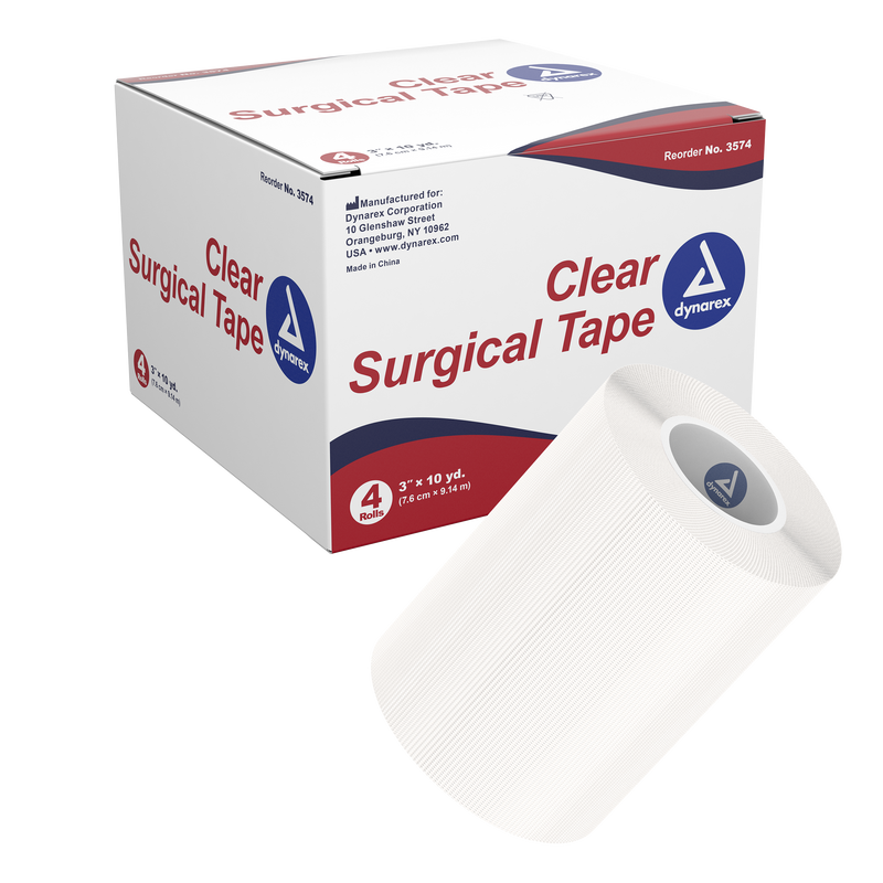 Surgical Tape Transparent (3" x 10 yards) 4 rolls/box freeshipping - Evergreen International Group (EIGShop)