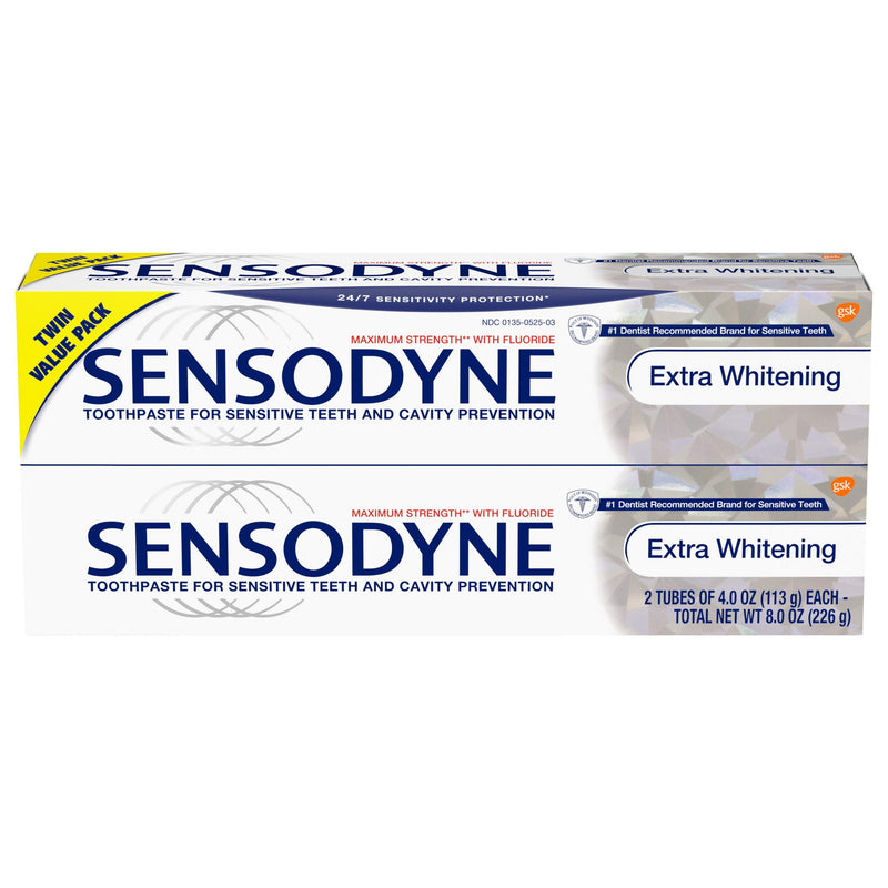Sensodyne Extra Whitening Sensitive Teeth Toothpaste 4 oz, 2 pack (BC-4001SENSO-XTR-4-2) freeshipping - Evergreen International Group (EIGShop)