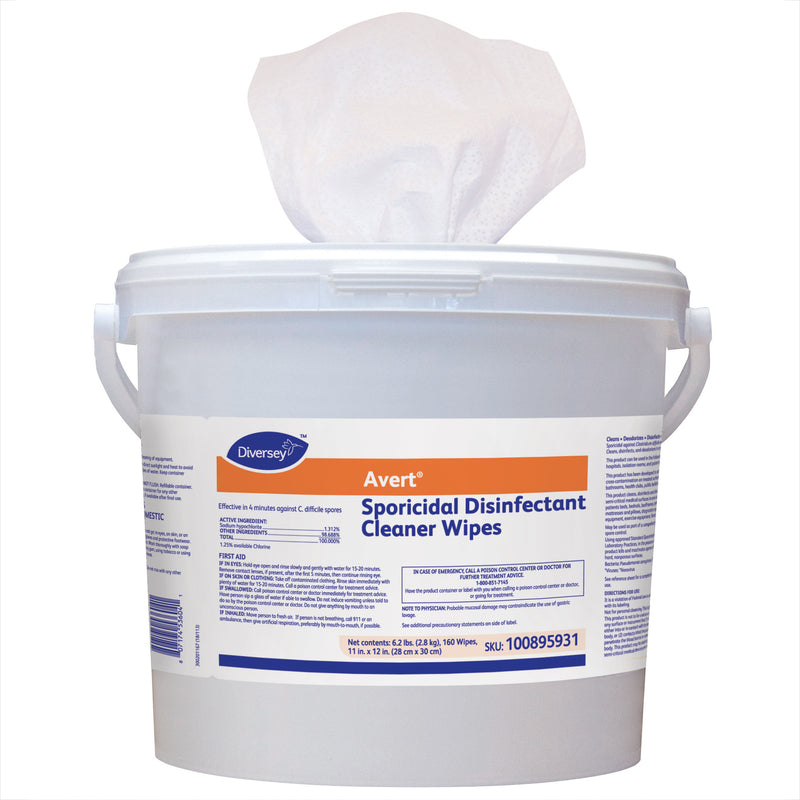Avert Disinfectant Cleaner Wipe (11" x 12") 160 cloths/tub (30415) freeshipping - Evergreen International Group (EIGShop)