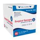 Gauze Sponge Sterile (2" x 2") 8ply 50 pouches/box freeshipping - Evergreen International Group (EIGShop)