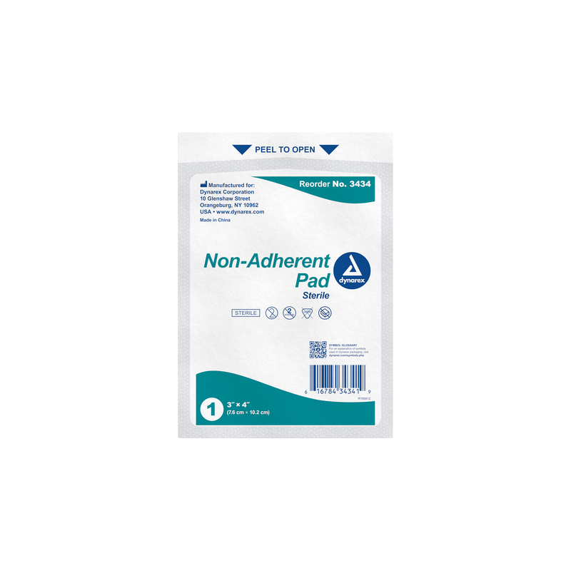 Non-Adherent Pad Sterile (3" x 4") 100 pads/box freeshipping - Evergreen International Group (EIGShop)