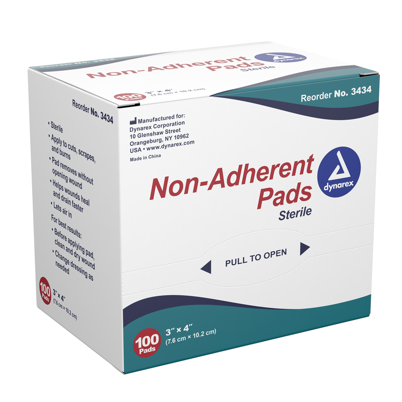 Non-Adherent Pad Sterile (3" x 4") 100 pads/box freeshipping - Evergreen International Group (EIGShop)