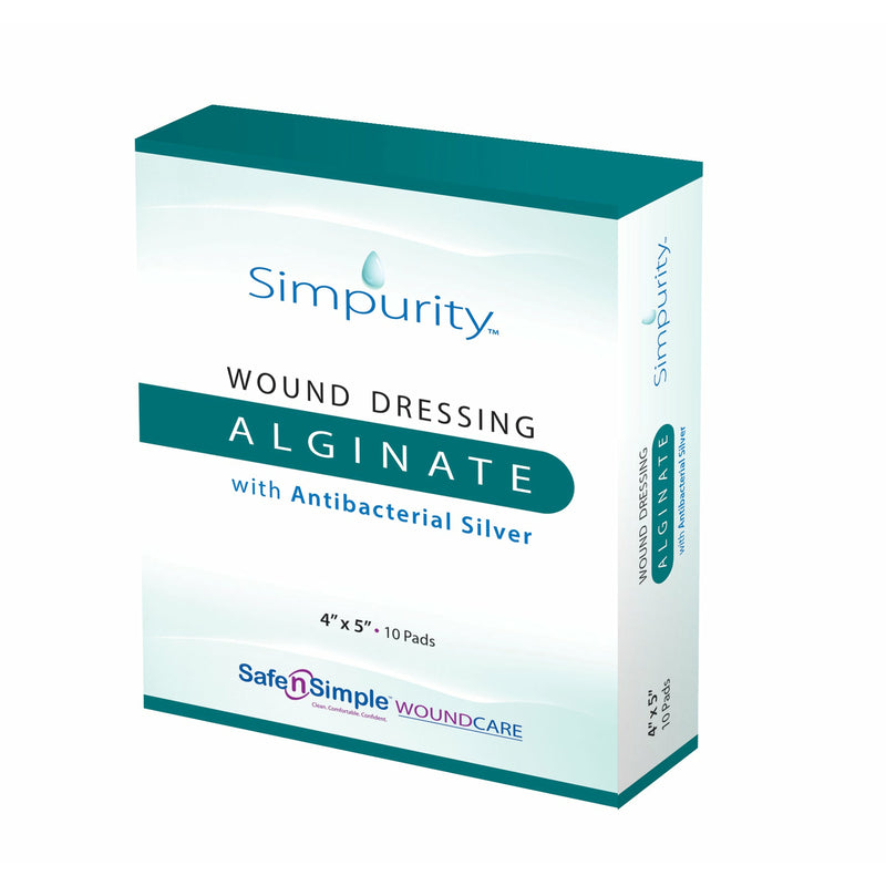 Silver Alginate 4" x 5" 10 pads/box (SNS51720) freeshipping - Evergreen International Group (EIGShop)