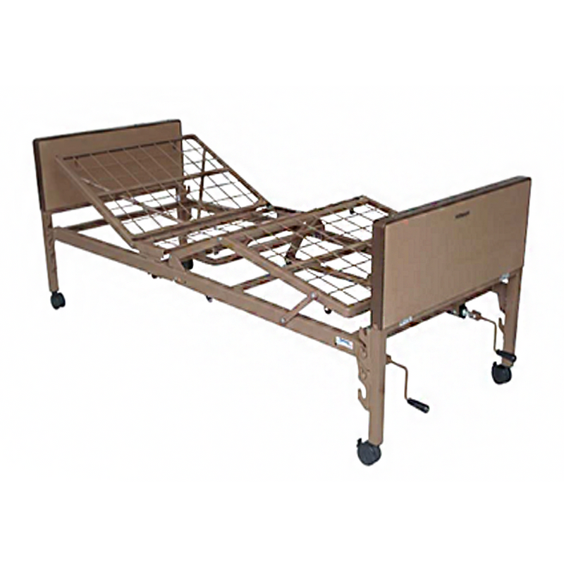 Home Care 3 Position Manual Bed - 36" W x 80" L freeshipping - Evergreen International Group (EIGShop)